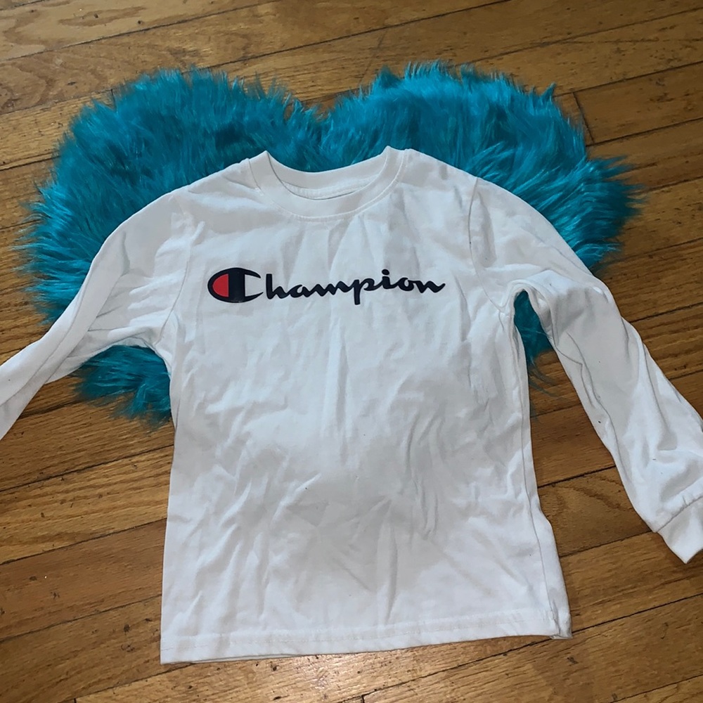 Long sleeve champion kids shirt